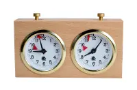 Zegar drewniany BHB bez podstawki - mały jasny Zegar drewniany BHB bez podstawki - mały jasny