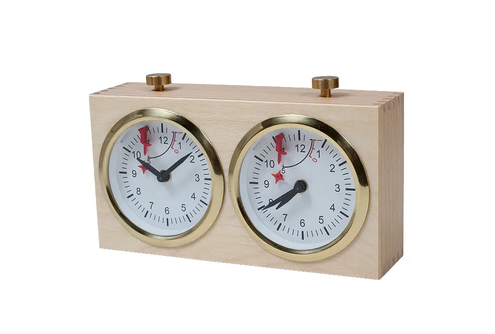 Zegar drewniany BHB bez podstawki - duży jasny