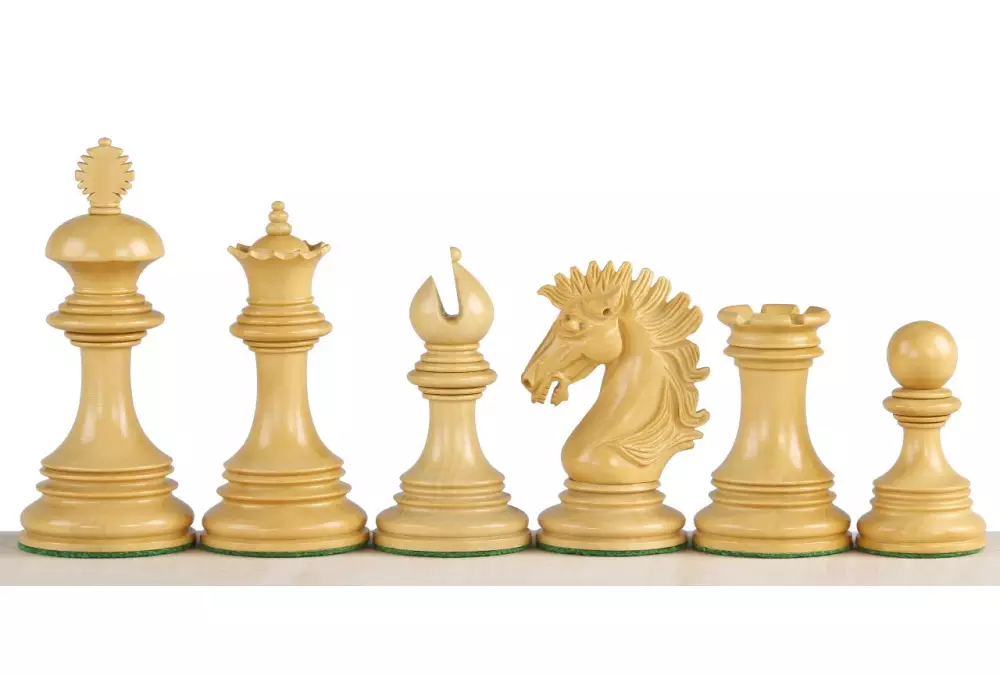 Figury szachowe Sunrise 4,25 cala Heban