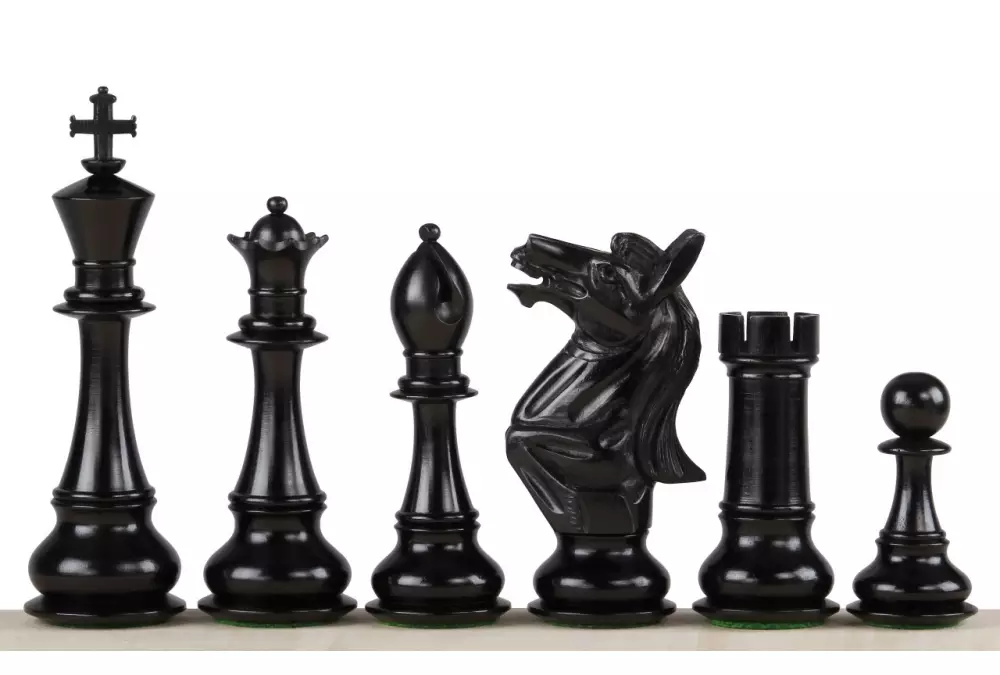 FIGURY SZACHOWE NAPOLEON HEBANOWE 6 CALI