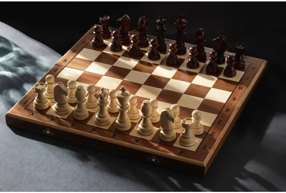 Szachy Turniejowe nr 7 (50x50cm) Intarsjowane