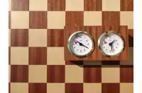 Zegar drewniany BHB bez podstawki - mały ciemny Zegar drewniany BHB bez podstawki - mały ciemny