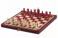 SZACHY KRÓLEWSKIE ŚREDNIE (34x34cm) wiśnia SZACHY KRÓLEWSKIE ŚREDNIE (34x34cm) wiśnia