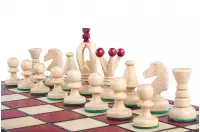 SZACHY KRÓLEWSKIE ŚREDNIE (34x34cm) wiśnia SZACHY KRÓLEWSKIE ŚREDNIE (34x34cm) wiśnia