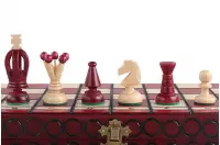 SZACHY KRÓLEWSKIE ŚREDNIE (34x34cm) wiśnia SZACHY KRÓLEWSKIE ŚREDNIE (34x34cm) wiśnia