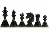 Figury szachowe Sunrise 4,25 cala Heban
