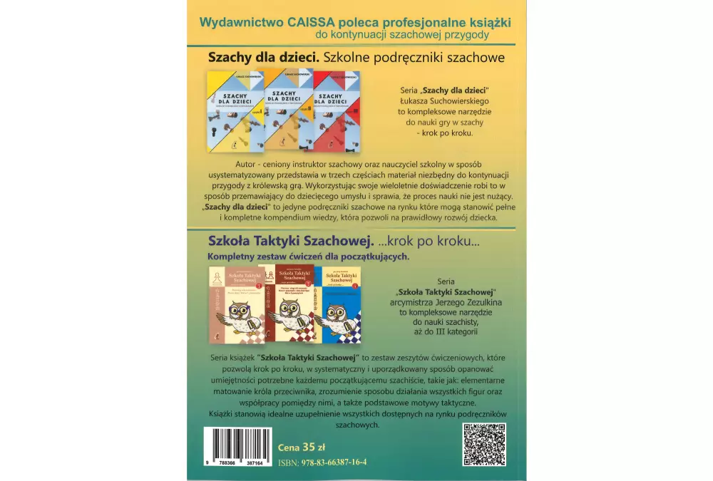 Szachy dla najmłodszych. Nauka przez zabawę. Zagadki, łamigłówki, zadania szachowe