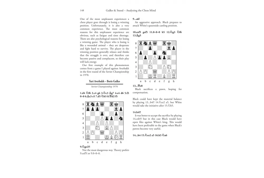 Analyzing the Chess by Boris Gulko and Dr. Joel R. Sneed (miękka okładka)
