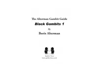 The Alterman Gambit Guide - Black Gambits 1 by Boris Alterman (miękka okładka)