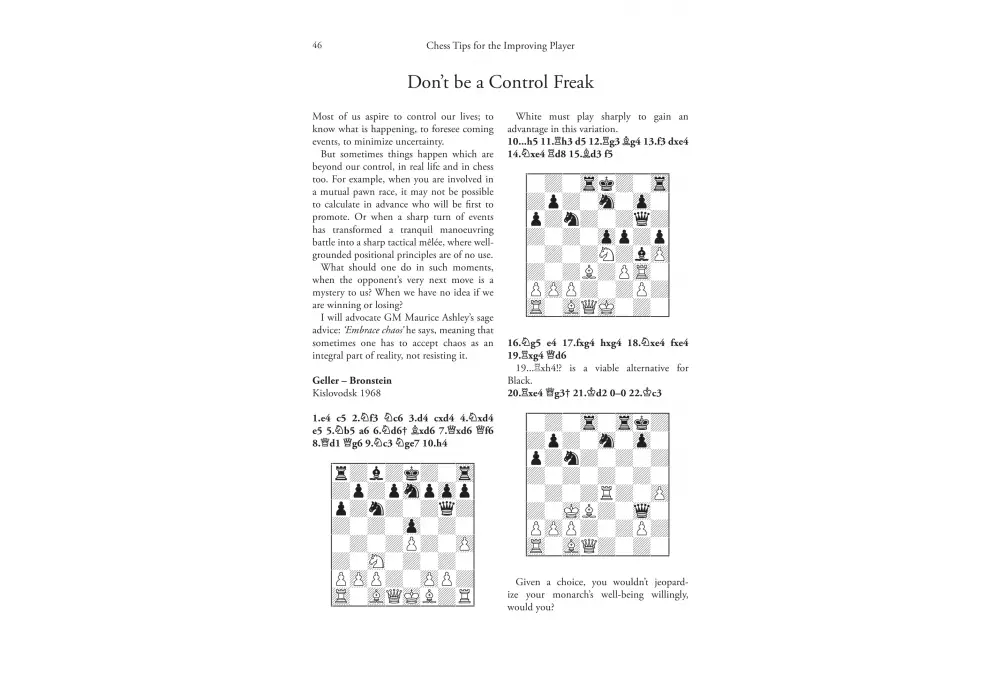 Chess Tips for the Improving Player by Amatzia Avni (miękka okładka)