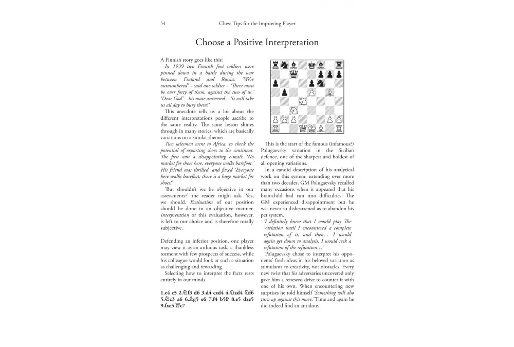 Chess Tips for the Improving Player by Amatzia Avni (miękka okładka)