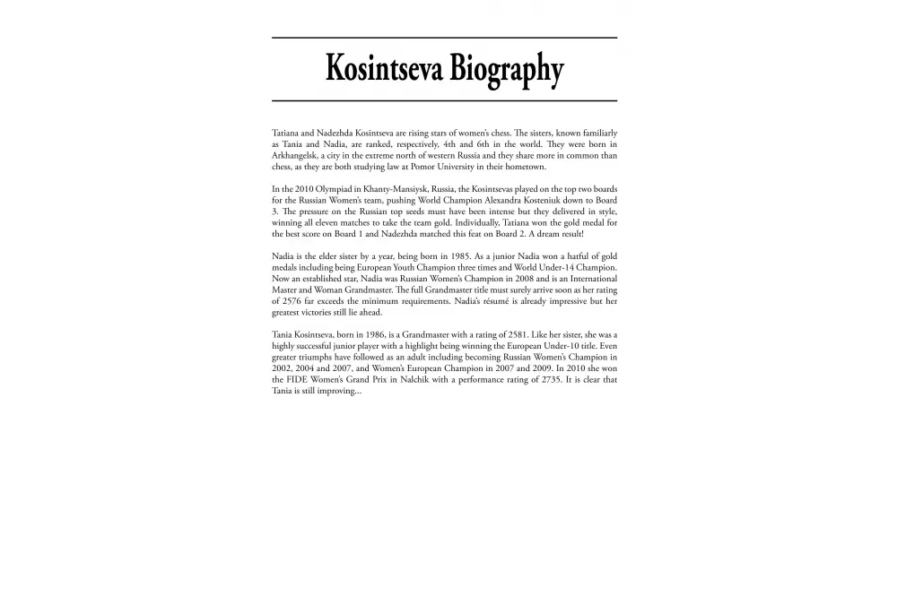 Chess Lessons by Vladimir Popov (twarda okładka)