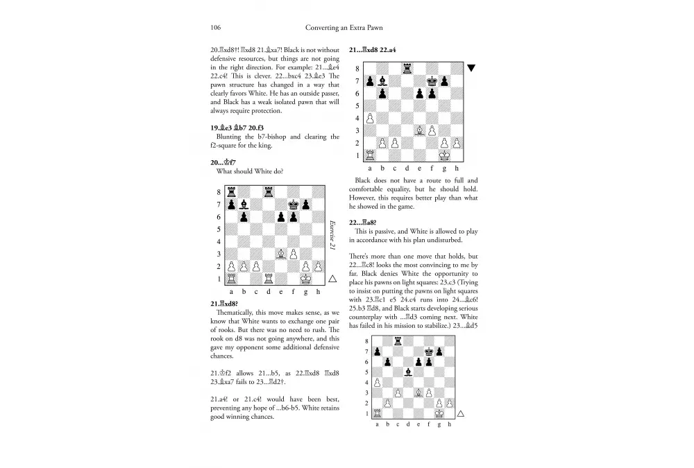 Converting an Extra Pawn in Chess by Sam Shankland (miękka okładka)