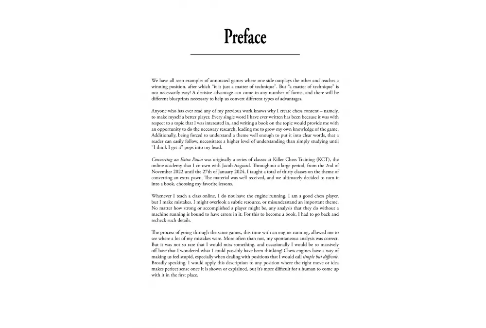 Converting an Extra Pawn in Chess by Sam Shankland (miękka okładka)