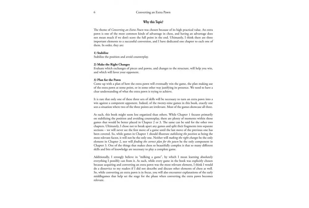 Converting an Extra Pawn in Chess by Sam Shankland (miękka okładka)