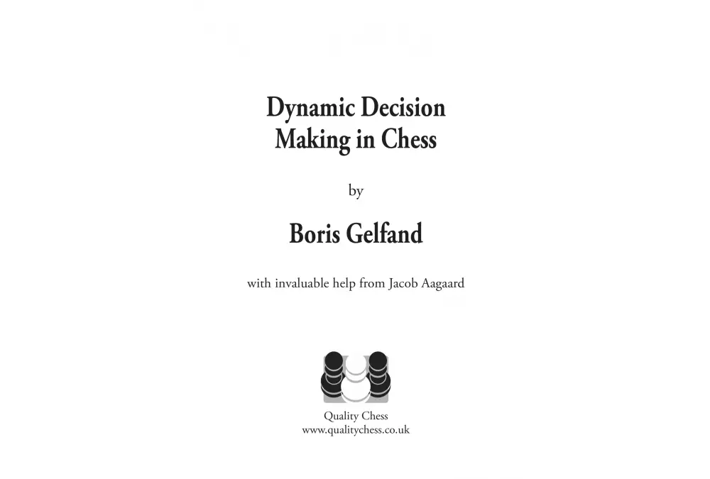 Dynamic Decision Making in Chess by Boris Gelfand (miękka okładka)