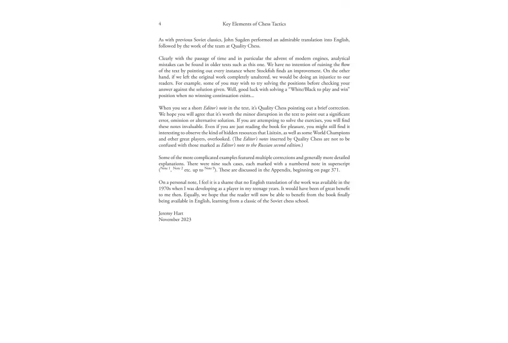 Key Elements of Chess Tactics by Georgy Lisitsin (twarda okładka)