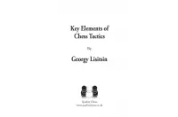 Key Elements of Chess Tactics by Georgy Lisitsin (twarda okładka) Key Elements of Chess Tactics by Georgy Lisitsin (twarda okładka)
