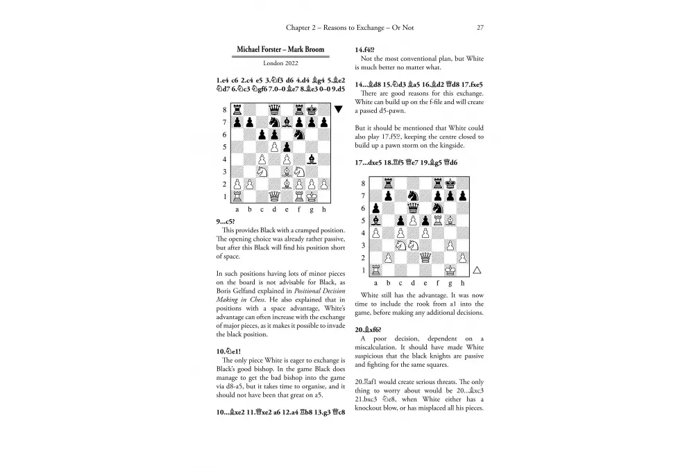 Mastering Chess Exchanges by Jacob Aagaard and Renier Castellanos (miękka okładka)