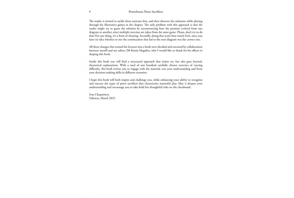 Powerhouse Pawn Sacrifices by Ivan Cheparinov (miękka okładka)