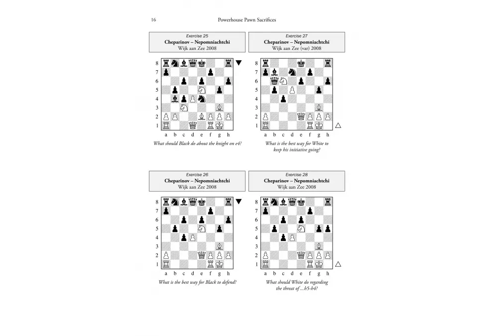 Powerhouse Pawn Sacrifices by Ivan Cheparinov (miękka okładka)