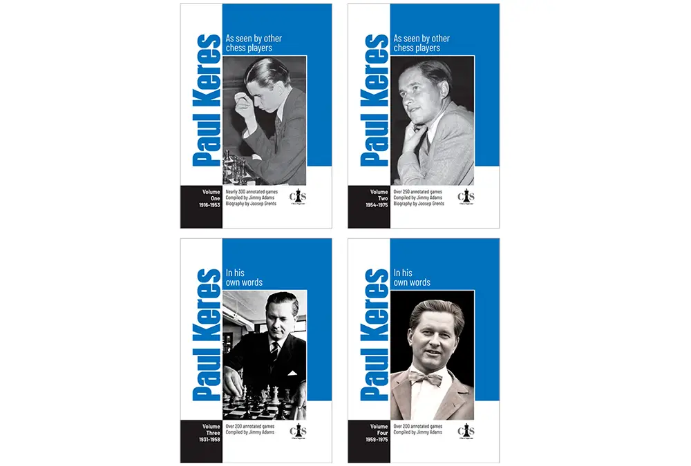 Paul Keres - Volume 1-4 by Jimmy Adams (twarda okładka)